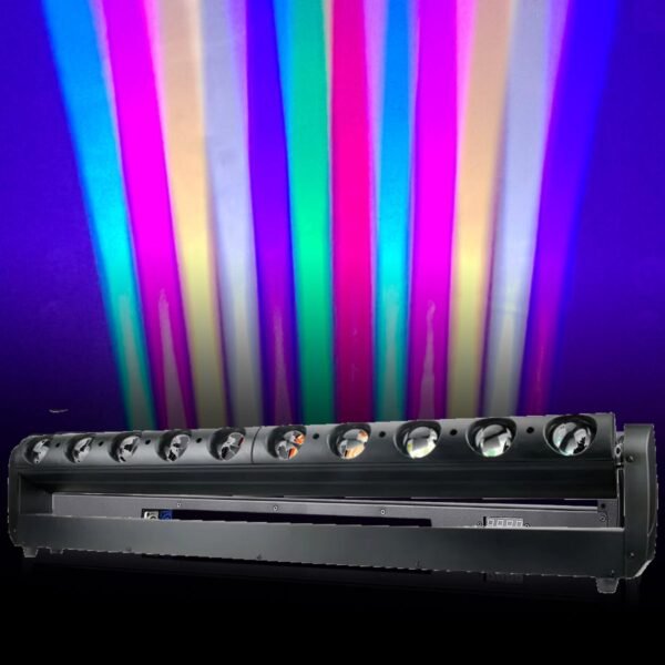 40W 10 Moving Beam LED Matrix Scan Beam Moving Head Light For Club Party Disco with Tilt Rotation - Image 3