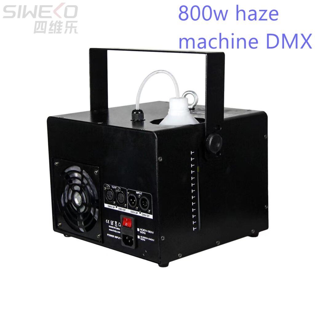 low lying haze machine 800w dmx control from chinese exporter logo