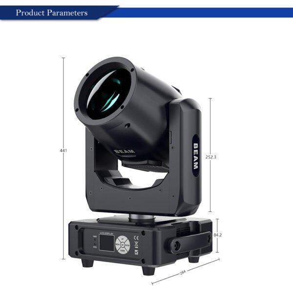 chinese manufacturer mini 230 7r hid bulb scanning heads with gobos prism and multi color