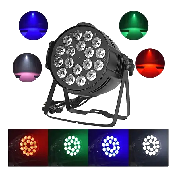 Church stage light led rgbw full color dmx par