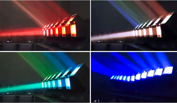 led titlt rotation lights led quad led multi color stage lighting exporter