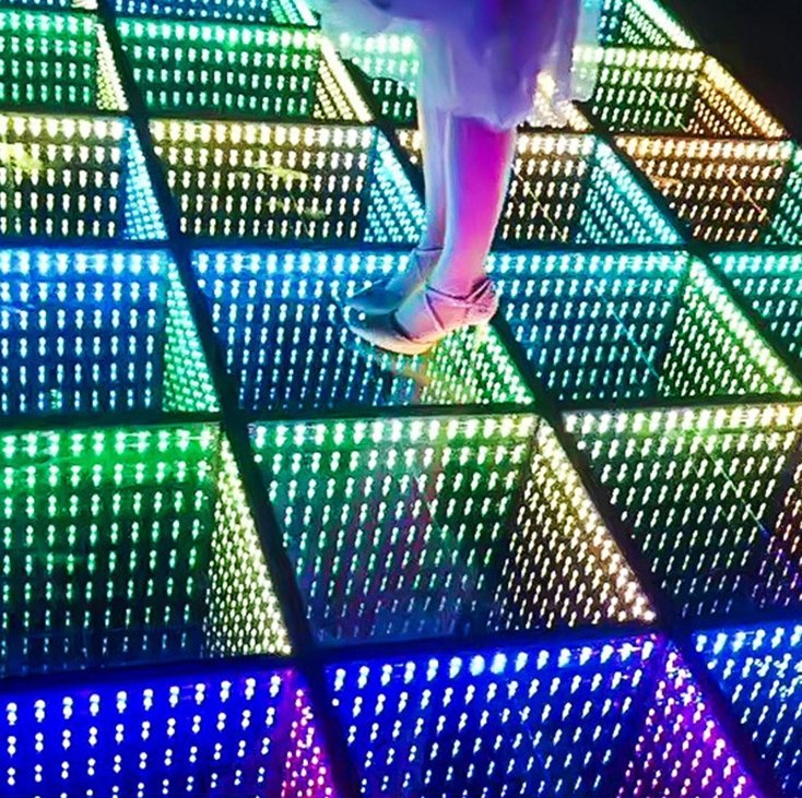 for rental use easy install led floor dancing floor exporter