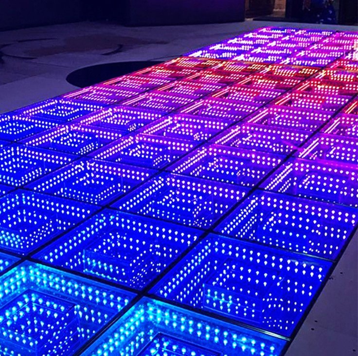 led glass ground effect