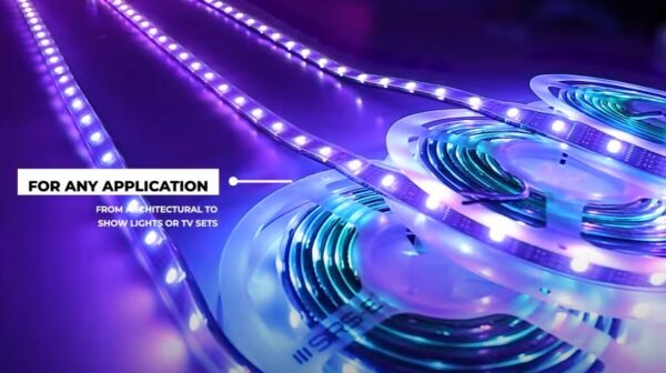 Madrix LED Strip Tape Addressable SMD5050 RGB IC WS2812  12V Led Lights Flexible LED Pixel Rope Light for Commercial building  San'an - Image 2